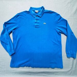 Lacoste Men's Blue Long Sleeve Polo